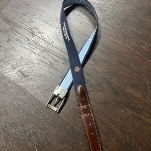 Southern Marsh YRI  Belt Preppy sunnehanna amateur  Canvas Leather Eagle